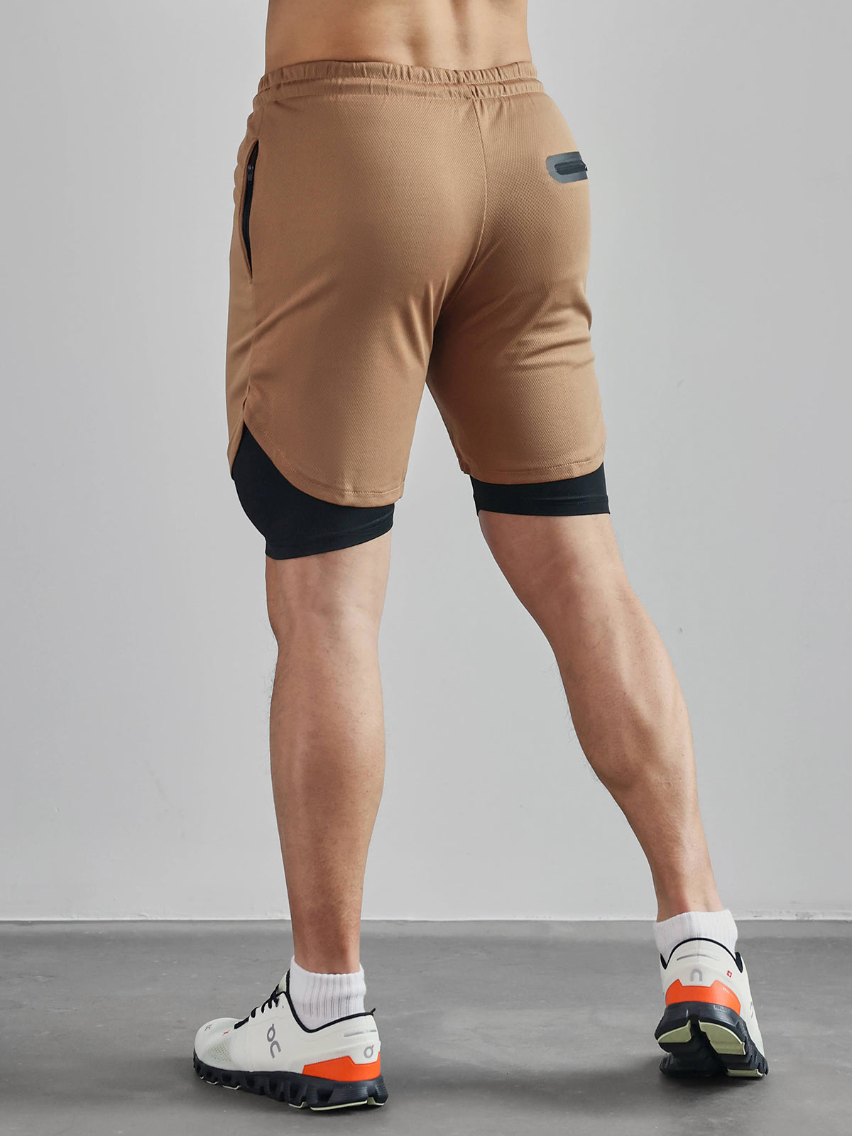 SportFit - 2 in 1 Mesh Shorts mit Innenfutter