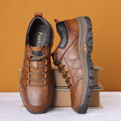 Herren-Lederstiefel mit warmem Futter und strapazierfähiger Sohle - Ian