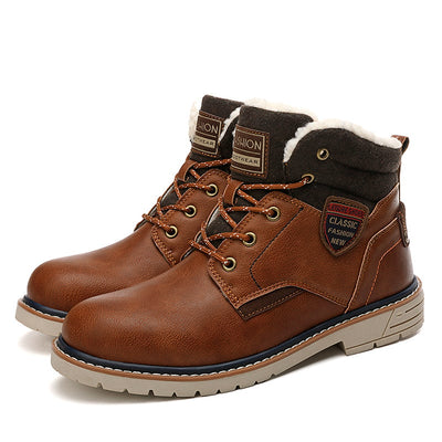 Herren Freizeitstiefel mit Warmfutter und Schnürsenkeln - Lautaro