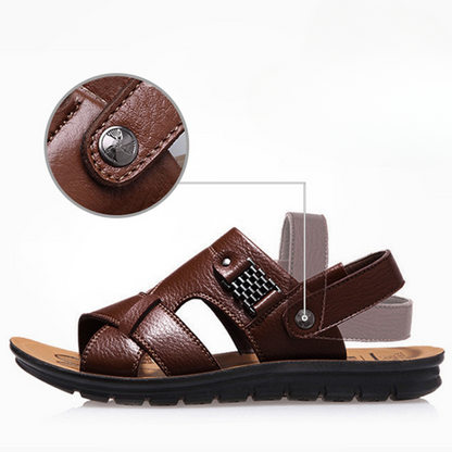 Thomas - Orthopädische Herren-Sandalen aus Leder