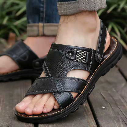 Thomas - Orthopädische Herren-Sandalen aus Leder