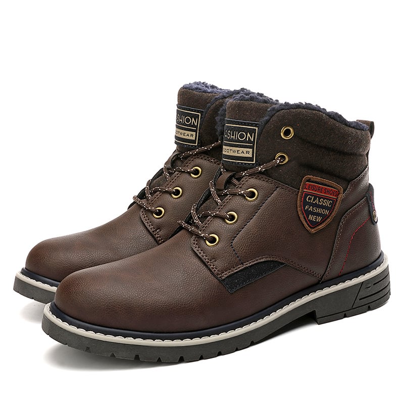 Herren Freizeitstiefel mit Warmfutter und Schnürsenkeln - Lautaro