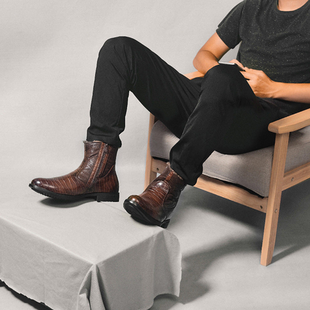 Stylische Herren-Winterstiefel mit Warmfutter - Lars