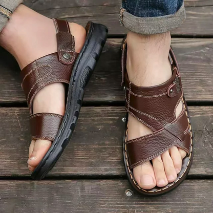 Thomas - Orthopädische Herren-Sandalen aus Leder