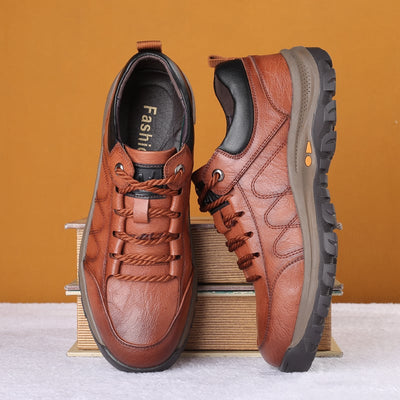 Herren-Lederstiefel mit warmem Futter und strapazierfähiger Sohle - Ian