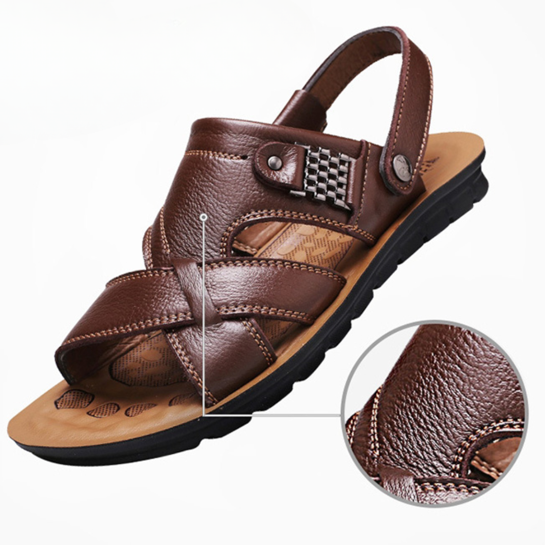 Thomas - Orthopädische Herren-Sandalen aus Leder