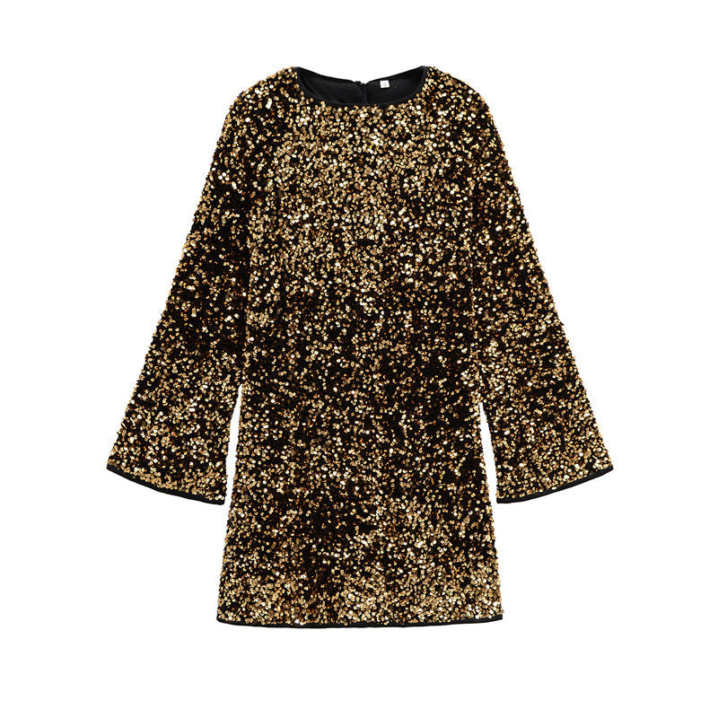 Locker geschnittenes Paillettenkleid für Frauen - Aeryn