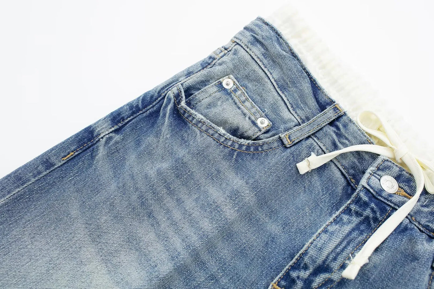 Bellisima - Mittelgroße Jeans mit breiten Nähten für Frauen