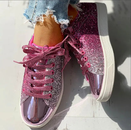 Sasha - Luxuriöse Casual-Schuhe mit Glitzerpartikeln