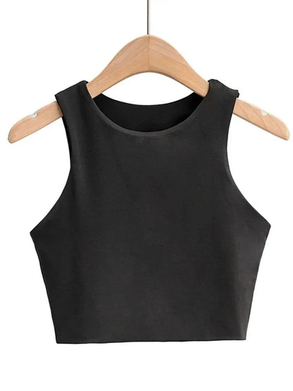 Basic Sommermode Frauen schlanke Tops