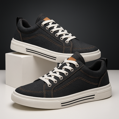 Low-Top Denim-Schuh - Delap