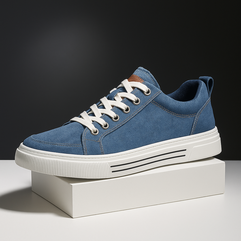 Low-Top Denim-Schuh - Delap