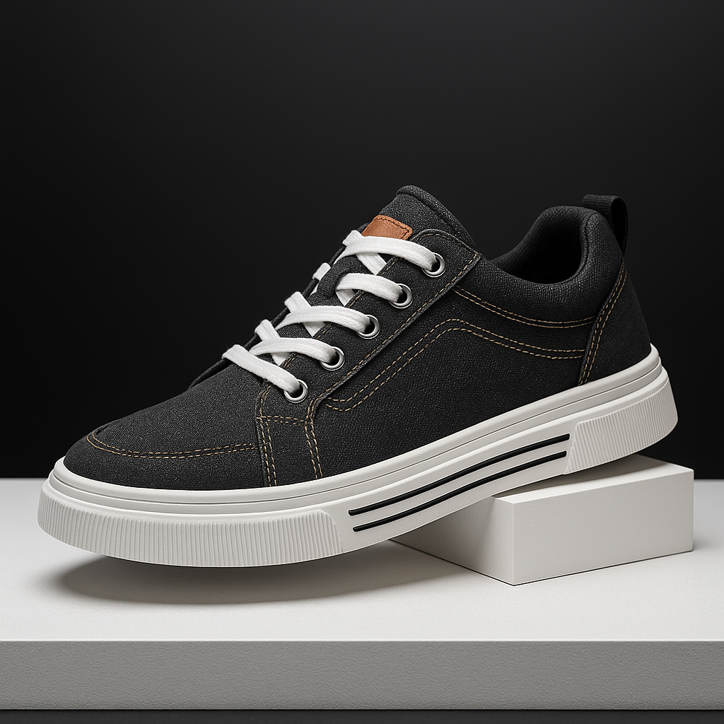 Low-Top Denim-Schuh - Delap