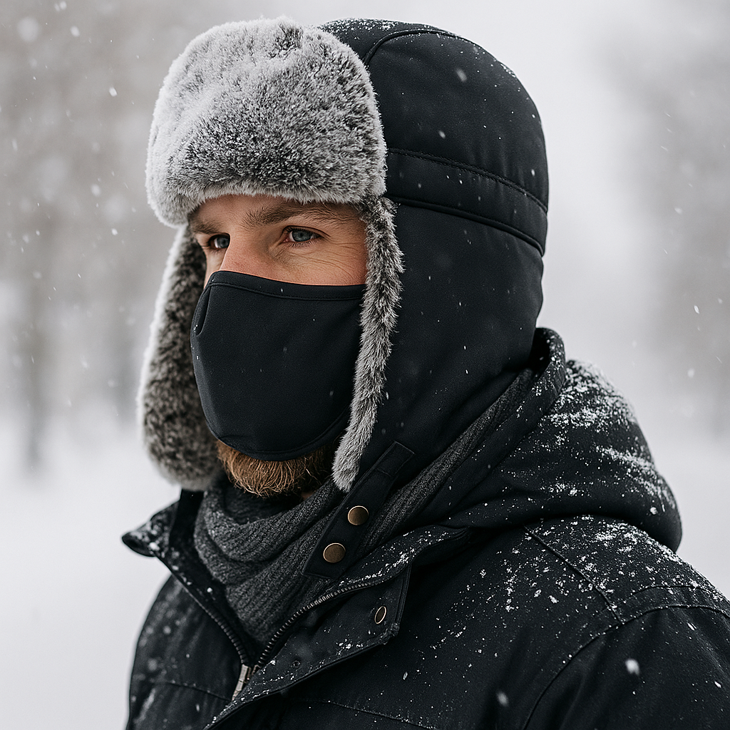 Herrenmütze mit Steppeffekt - Kaelen