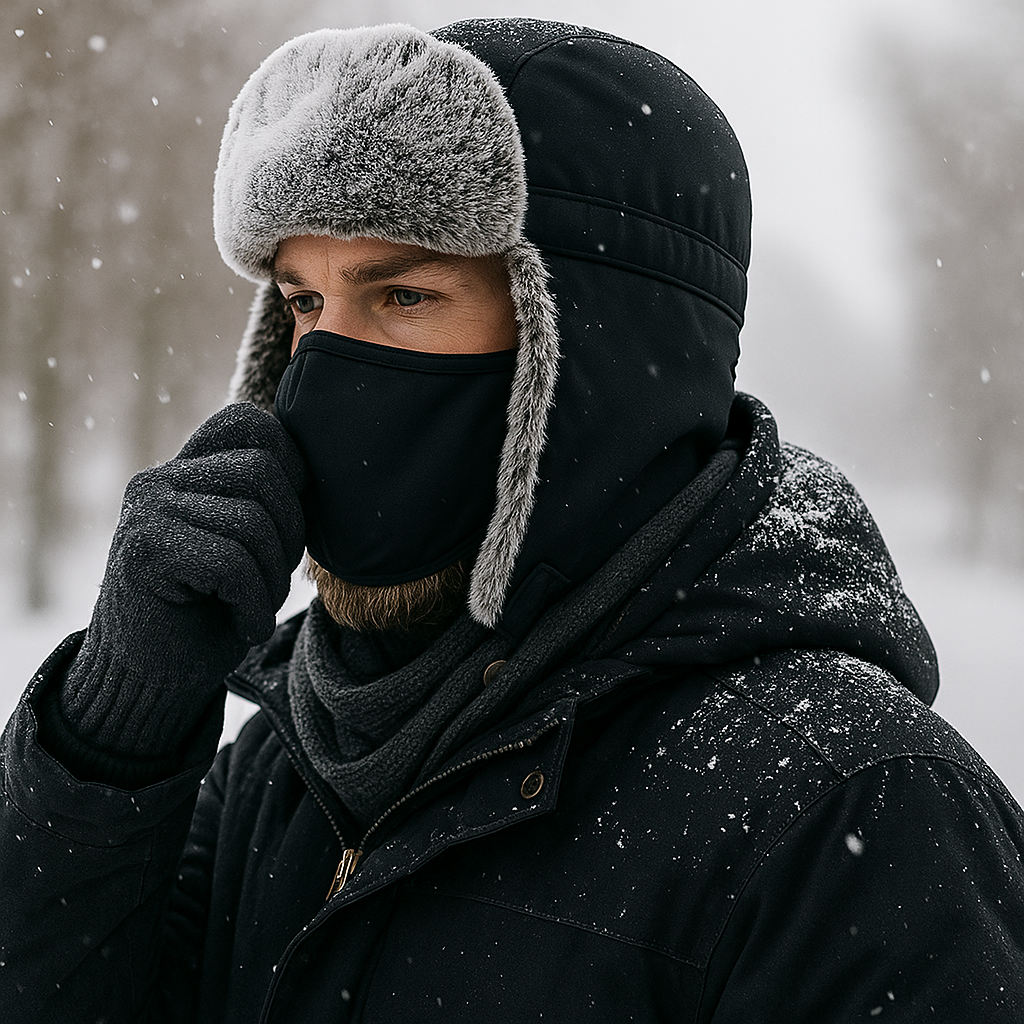 Herrenmütze mit Steppeffekt - Kaelen