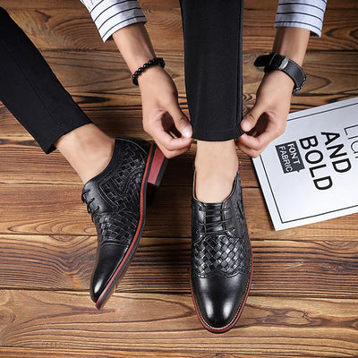 Herren Schuhe Leder Geflochten - Dario