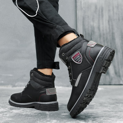 Herren Freizeitstiefel mit Warmfutter und Schnürsenkeln - Lautaro