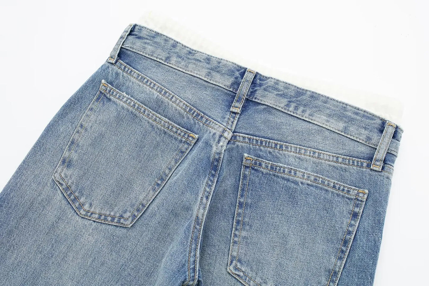 Bellisima - Mittelgroße Jeans mit breiten Nähten für Frauen