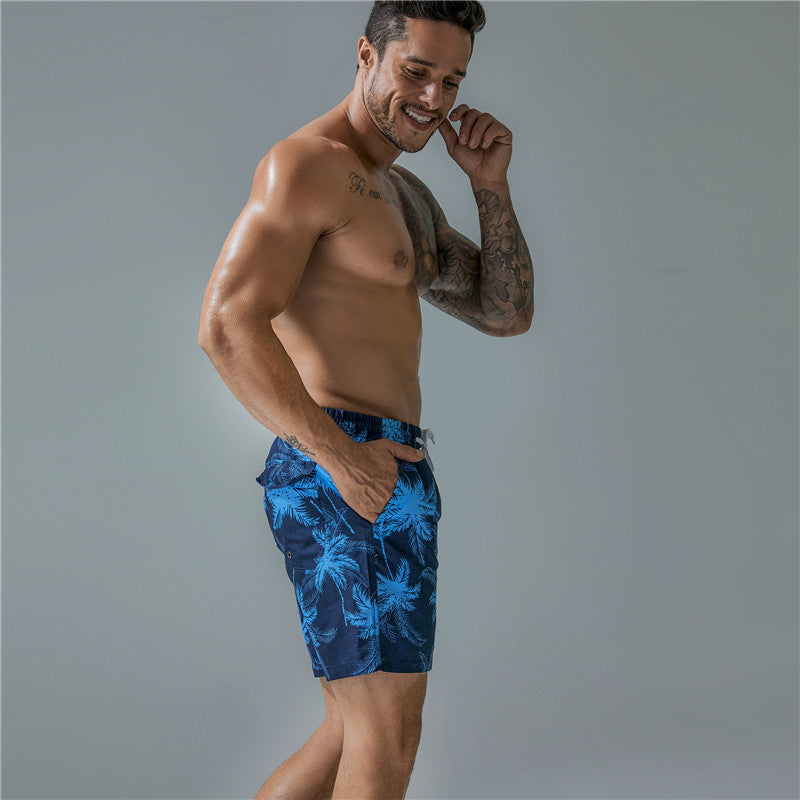 Herrenmode bedruckte Badehose Strand Shorts