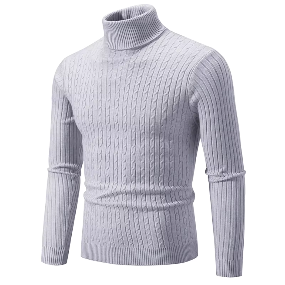 Asael - Warmer Strickpullover mit Rollkragen