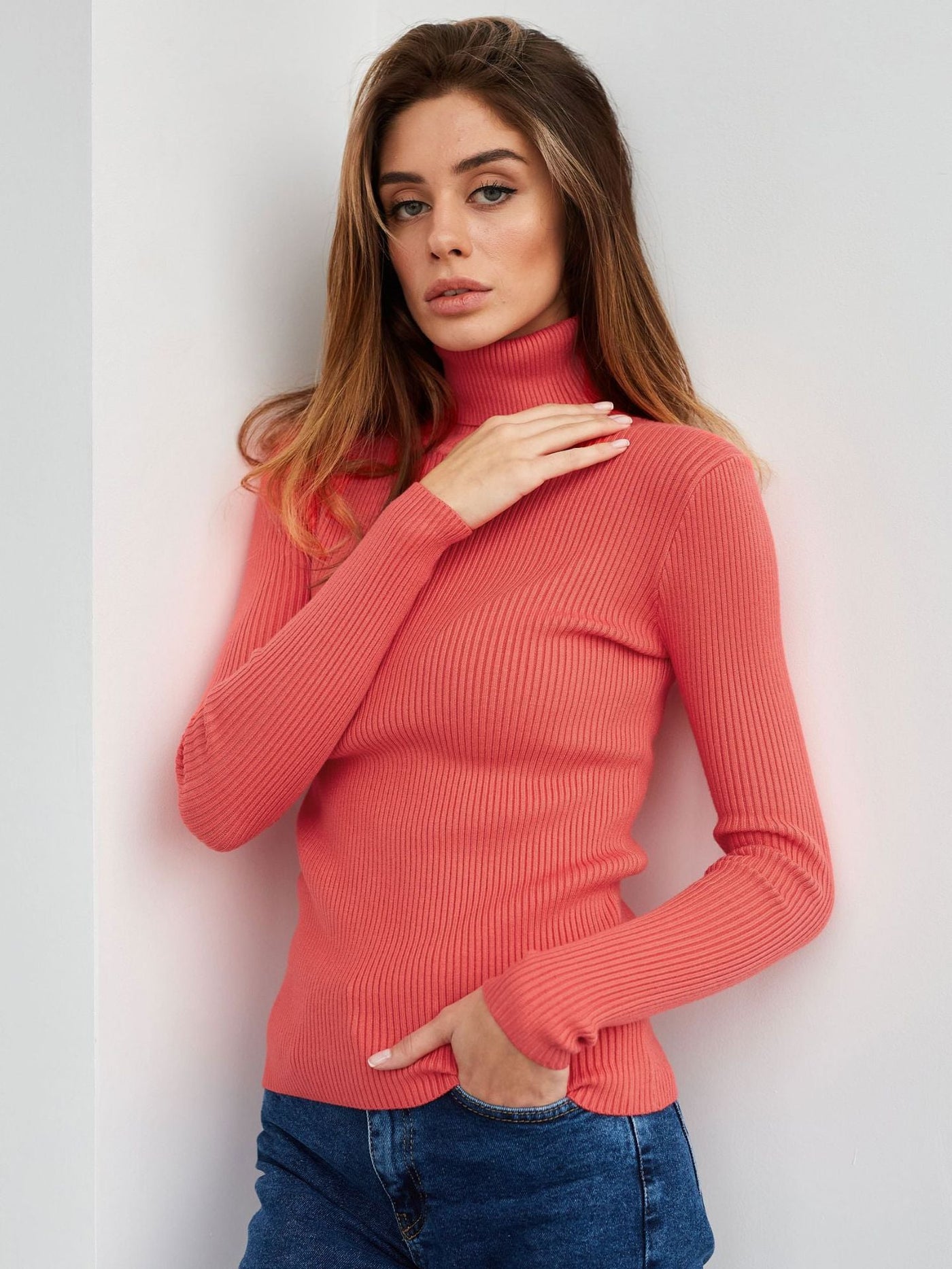Damen-Rollkragenpullover - Itzel