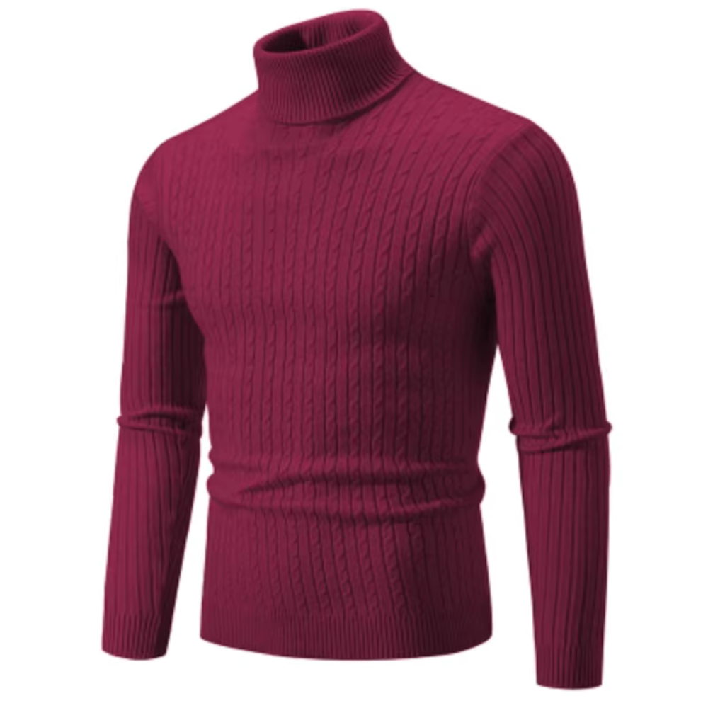 Asael - Warmer Strickpullover mit Rollkragen