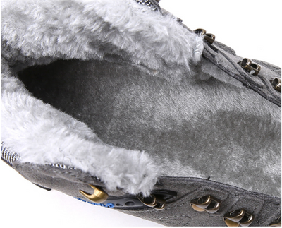 Herren-Wanderstiefel mit Traktionssohle und Thermofutter - Roland