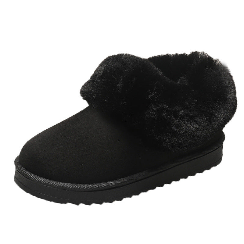 Kuschelige Damenpantoffeln mit Plüschfutter - Soreli