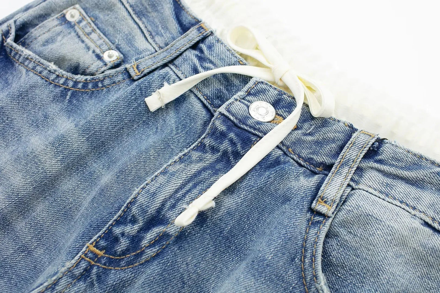 Bellisima - Mittelgroße Jeans mit breiten Nähten für Frauen