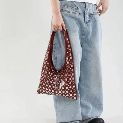 Umhängetasche mit Metalldetails - Mariela