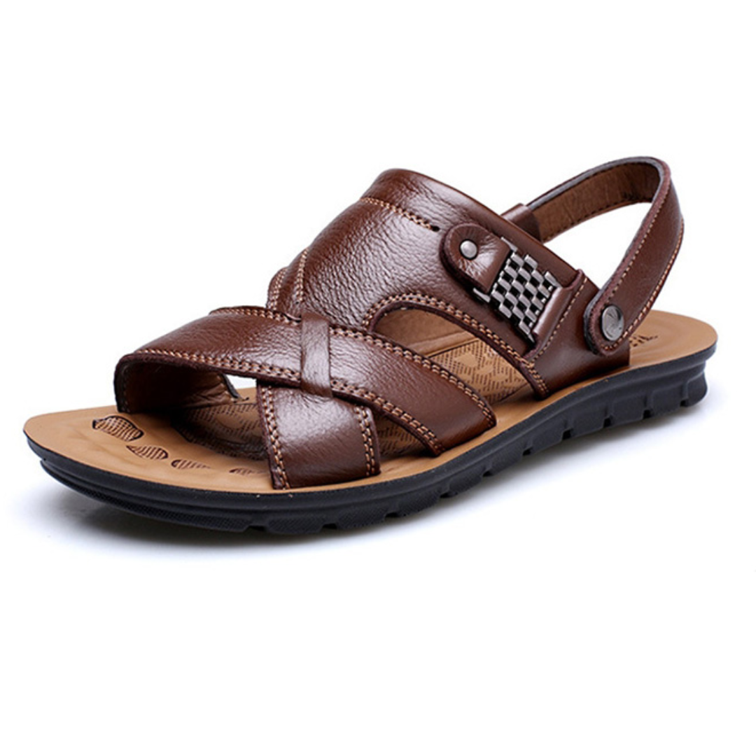 Thomas - Orthopädische Herren-Sandalen aus Leder