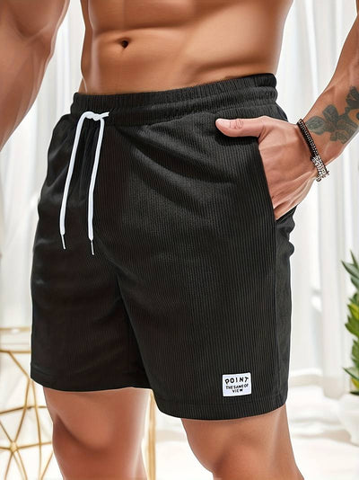 Lässige Herren Cord Shorts mit Kordelzug