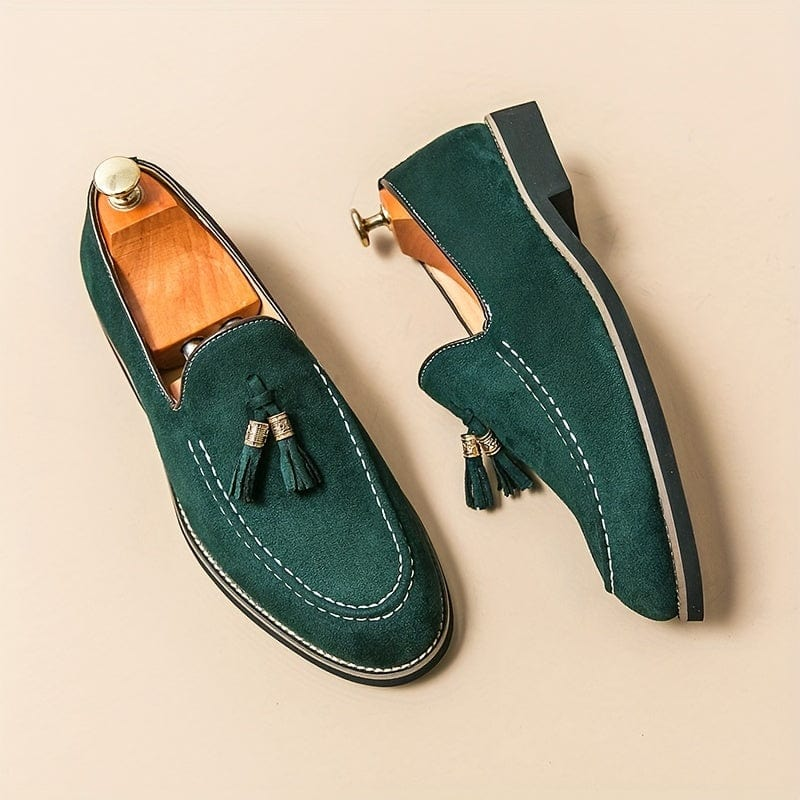 Bellagio Elegante Wildleder Loafer Schuhe mit Quasten