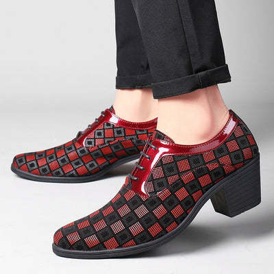 Herrenschuhe Blockabsatz Spitz - Enric