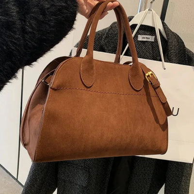 Damenhandtasche aus Wildleder - Ember