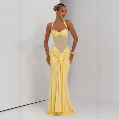 Enges Kleid mit Trägern - Elara