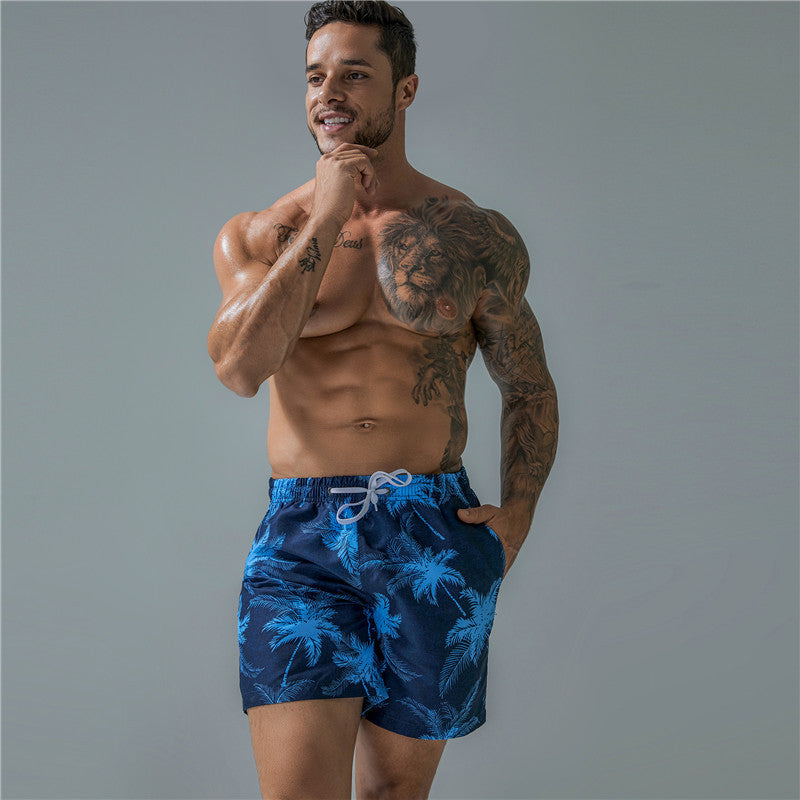 Herrenmode bedruckte Badehose Strand Shorts