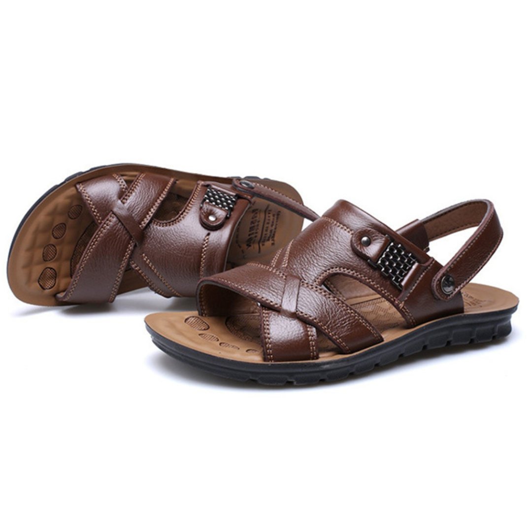 Thomas - Orthopädische Herren-Sandalen aus Leder