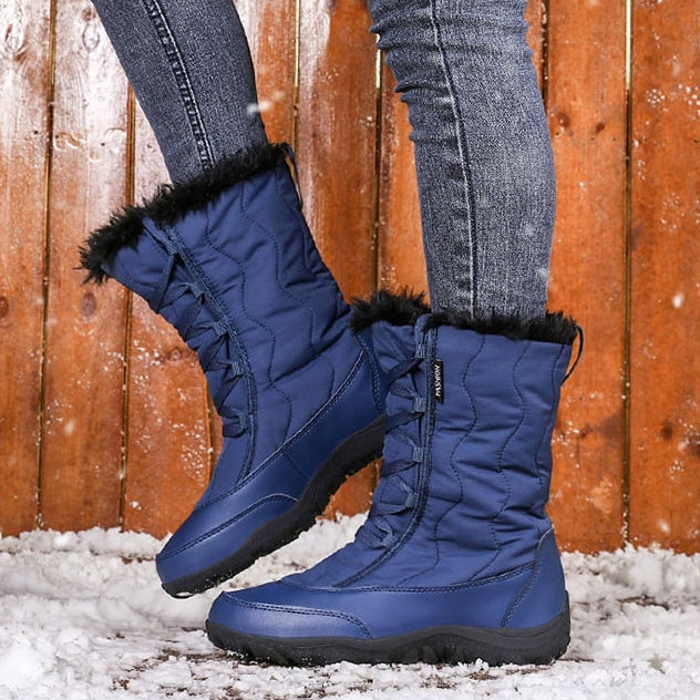 Damen-Schneestiefel mit Steppeffekt - Ylvina
