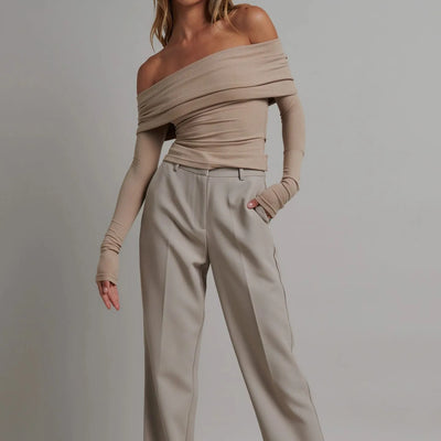 Elegantes langärmeliges Damen-Top - Hannah