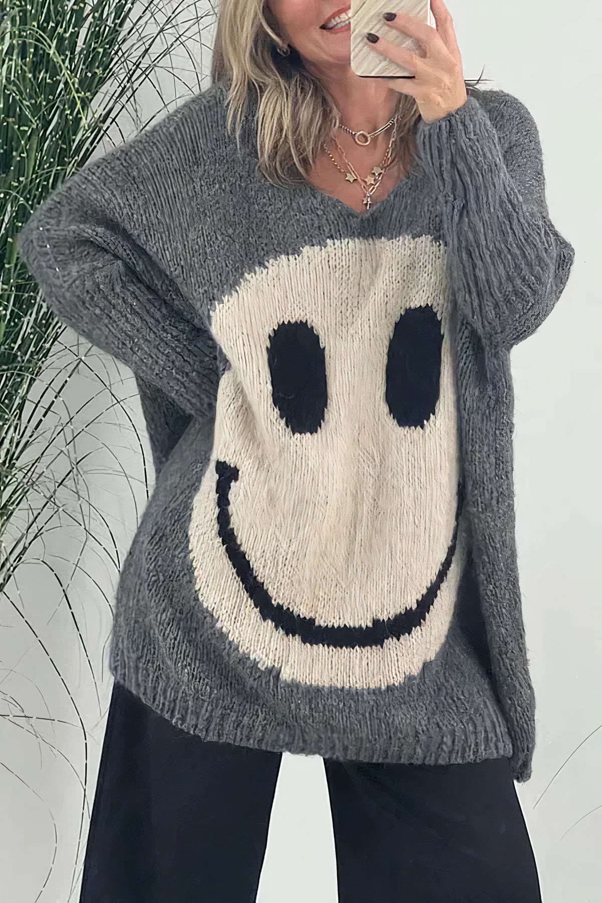 AINA - Smiley-Pullover