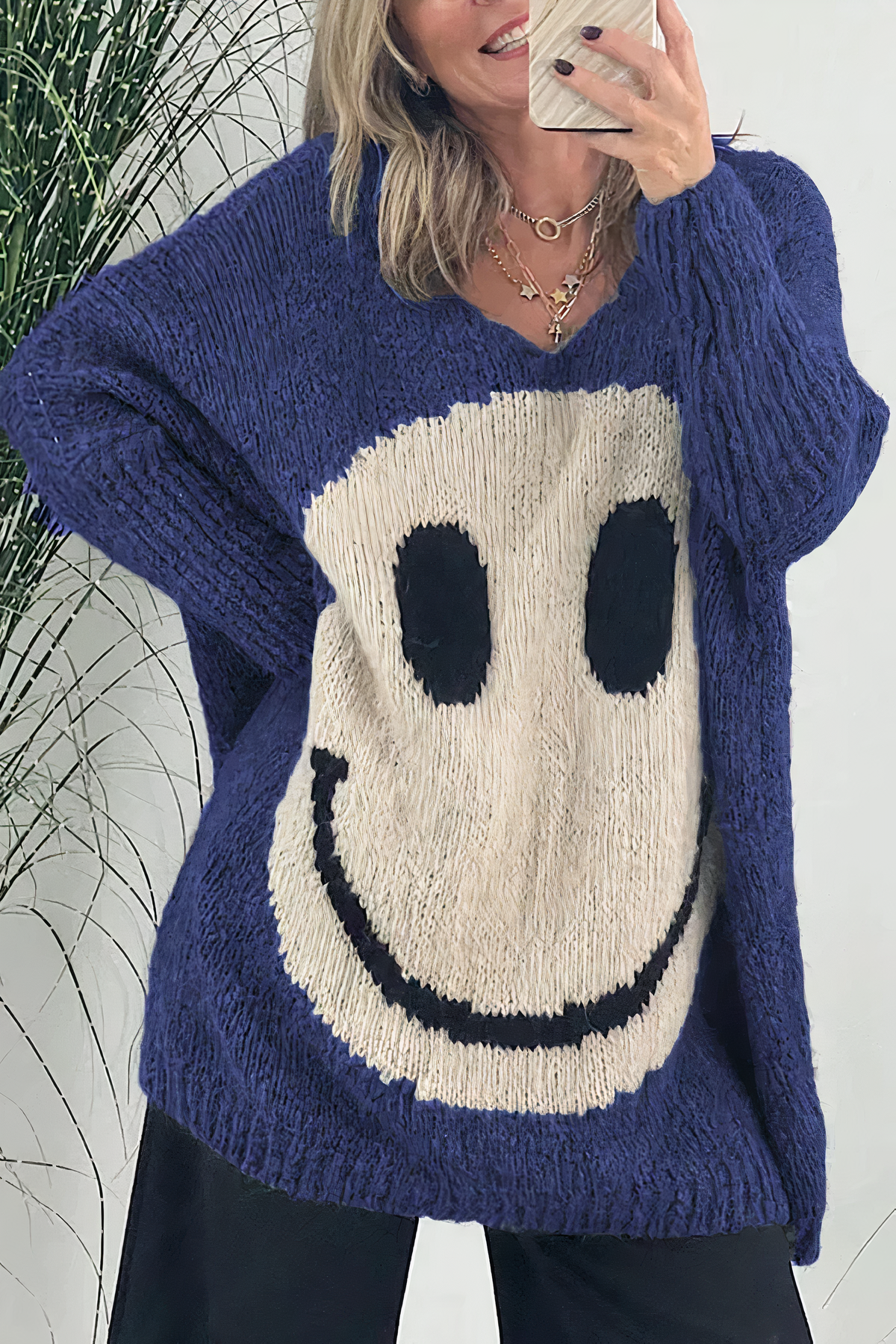 AINA - Smiley-Pullover