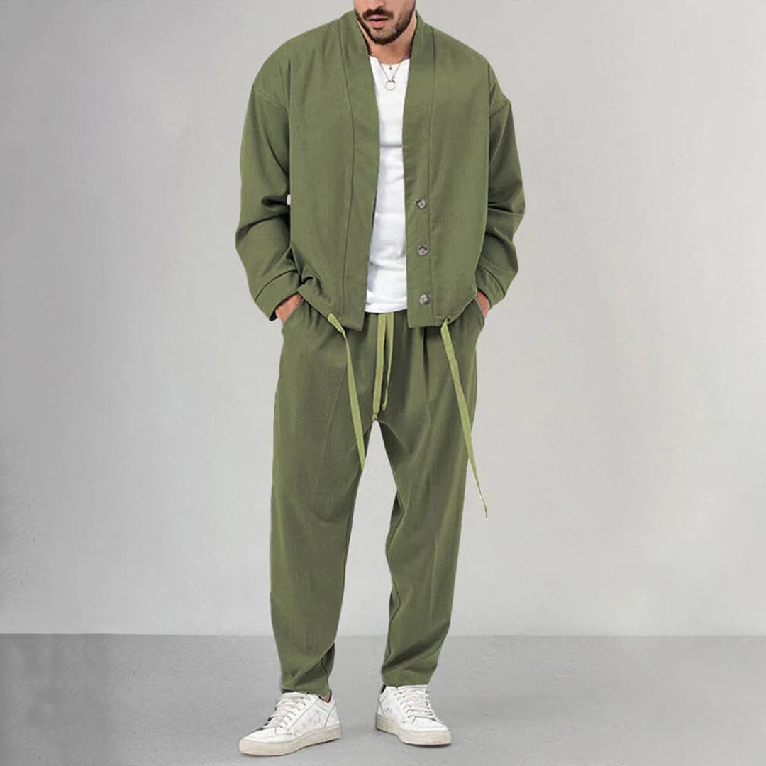 OREEZ - Strickjacke und Hose für Männer