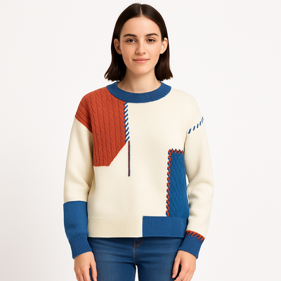 Patchwork-Pullover-Mann - Renloch