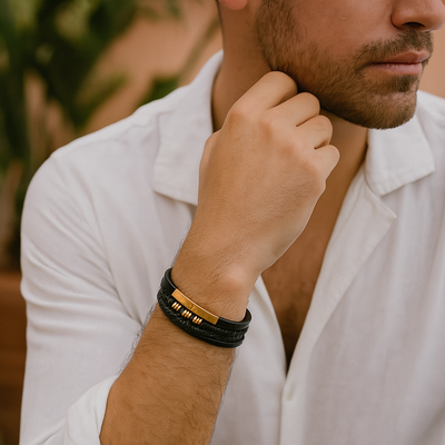 Majestic Vintage - Luxuriöses Lederarmband