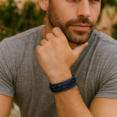 Elite Vintage - Luxuriöses Lederarmband