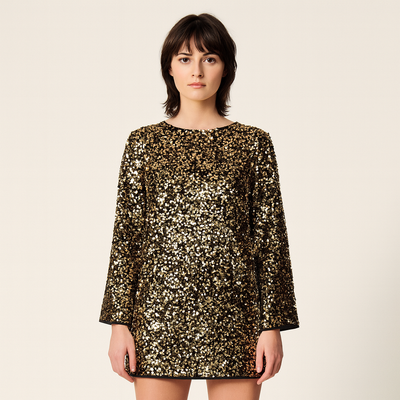 Locker geschnittenes Paillettenkleid für Frauen - Aeryn