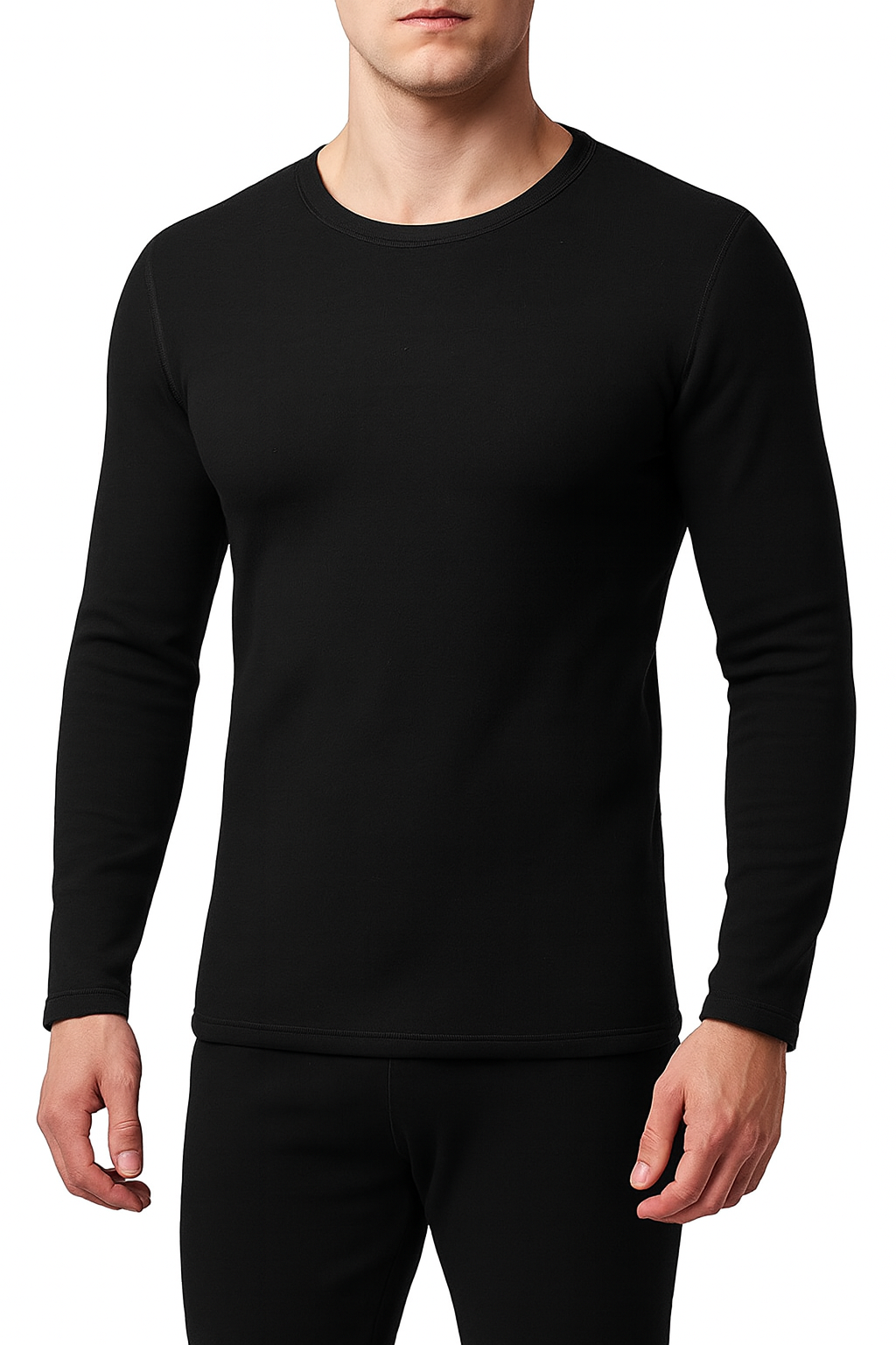 Thermo-T-Shirt für Männer mit Fleece-Futter - Arvion