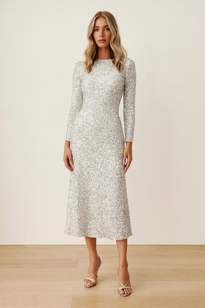 Damen Partykleid mit Pailletten - Elissa