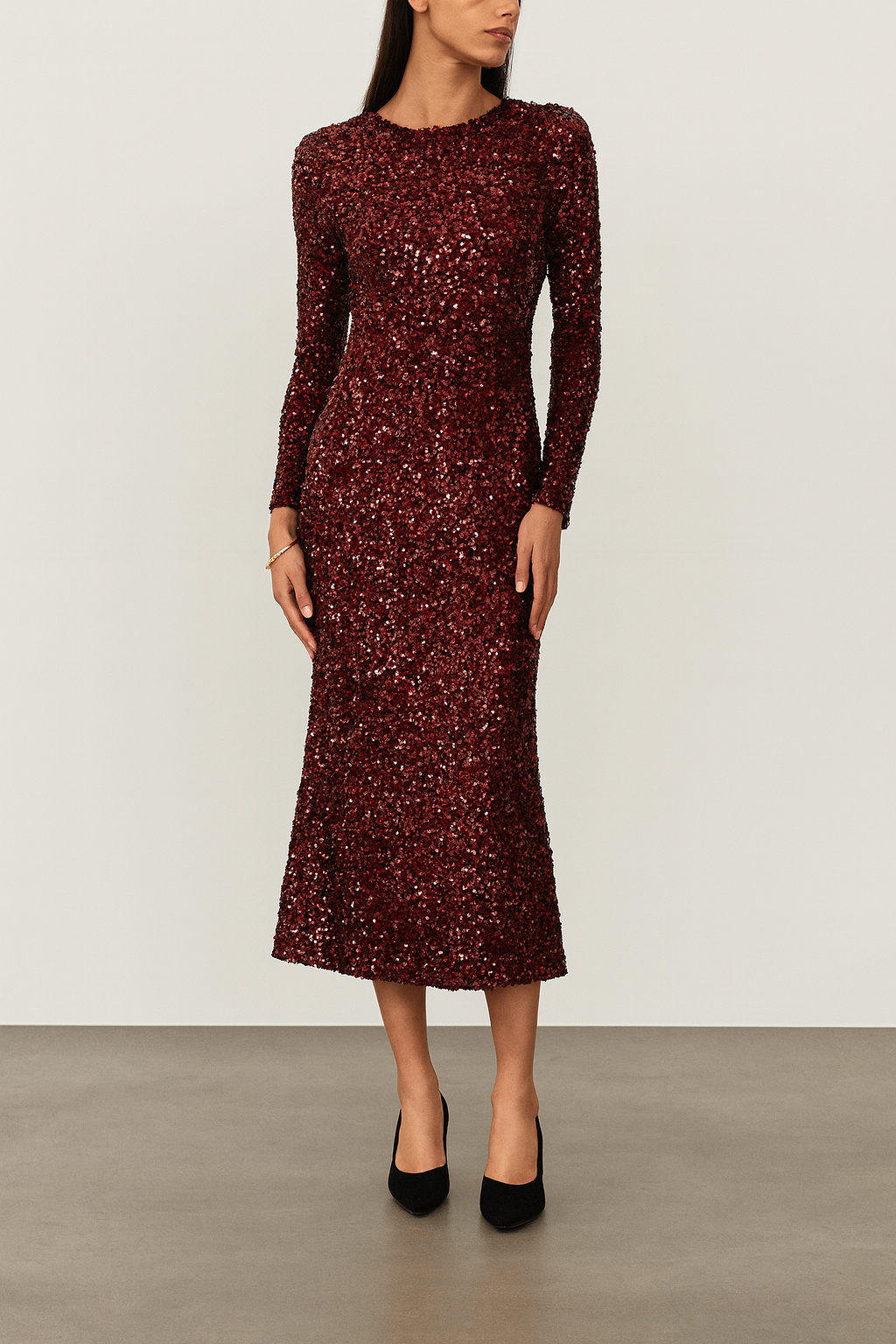 Damen Partykleid mit Pailletten - Elissa